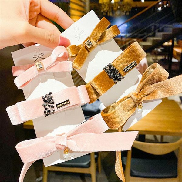 hair accessories 3pcs/set velvet women's clips fashion vintage bowknot scrunchies elegant rhinestone barrette
hair accessories 3pcs/set velvet women's clips fashion vintage bowknot scrunchies elegant rhinestone barrette