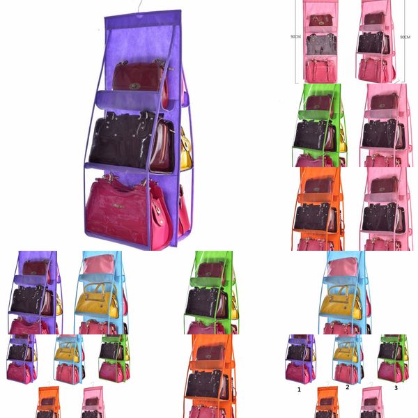 double side transparent 6 pocket foldable hanging handbag purse storage bag sundry tidy organizer wardrobe closet hanger 1 n0ef3
double side transparent 6 pocket foldable hanging handbag purse storage bag sundry tidy organizer wardrobe closet hanger 1 n0ef3