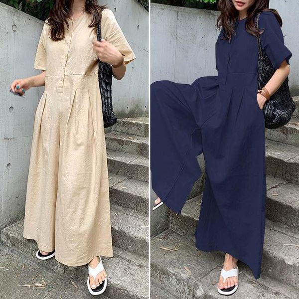 zanzea female summer fashion jumpsuits rompers casual short sleeves playsuit solid combinaison femme street overalls plus size, Black;white
zanzea female summer fashion jumpsuits rompers casual short sleeves playsuit solid combinaison femme street overalls plus size, Black;white