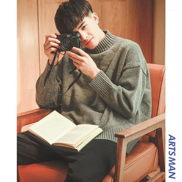 men's sweaters autumn and winter hong kong style sweater loose semi-high collar handsome bottoming shirt wear japanese style1, White;black
men's sweaters autumn and winter hong kong style sweater loose semi-high collar handsome bottoming shirt wear japanese style1, White;black
