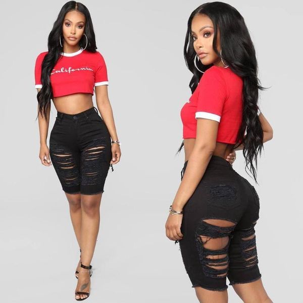 black high waist biker denim shorts ripped skinny jeans stretch knee length pants xs-xl drop shipping, Blue
black high waist biker denim shorts ripped skinny jeans stretch knee length pants xs-xl drop shipping, Blue
