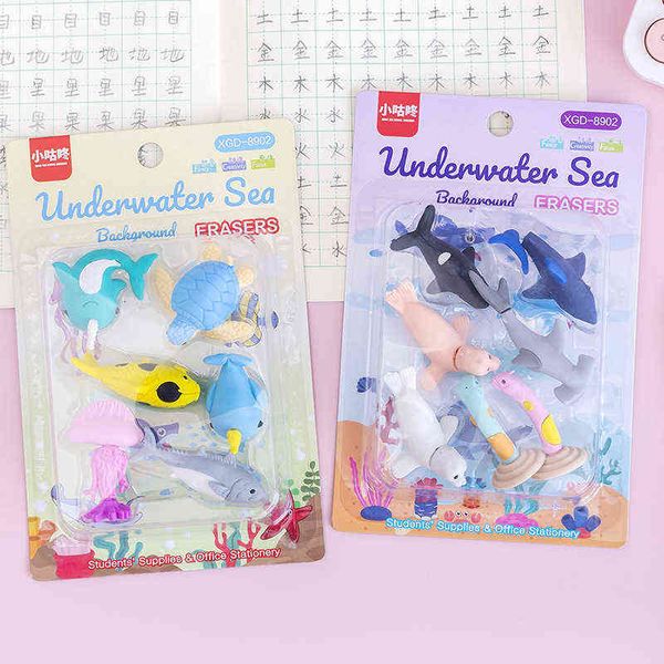 8902 sea lion shark marine animal combination eraser set student final june 1 christmas gift
8902 sea lion shark marine animal combination eraser set student final june 1 christmas gift