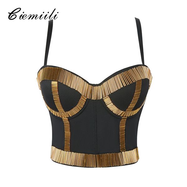 ciemiili women summer evening party camis short length sequined spaghetti strap sleeveless ladies bra crop 1014, White
ciemiili women summer evening party camis short length sequined spaghetti strap sleeveless ladies bra crop 1014, White