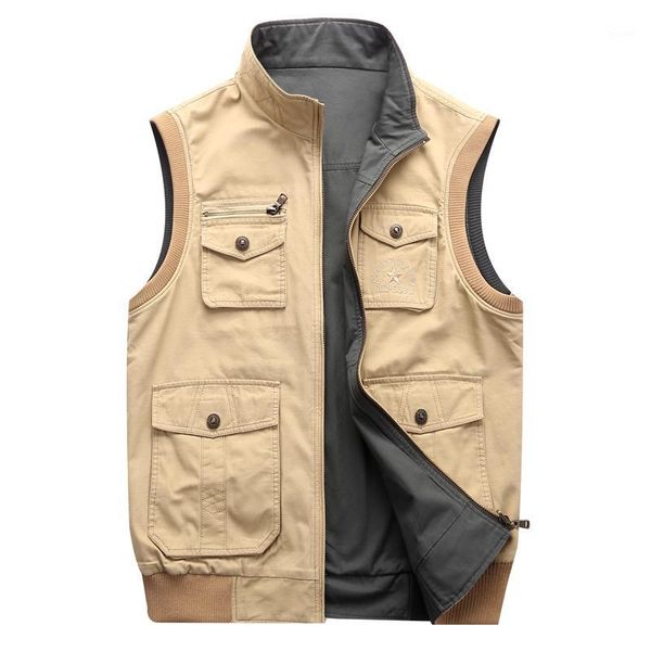 double wear plus size 6xl 7xl brand mens vests sleeveless jacket cotton casual multi pocket vest men waistcoat superior quality1, Black;white
double wear plus size 6xl 7xl brand mens vests sleeveless jacket cotton casual multi pocket vest men waistcoat superior quality1, Black;white