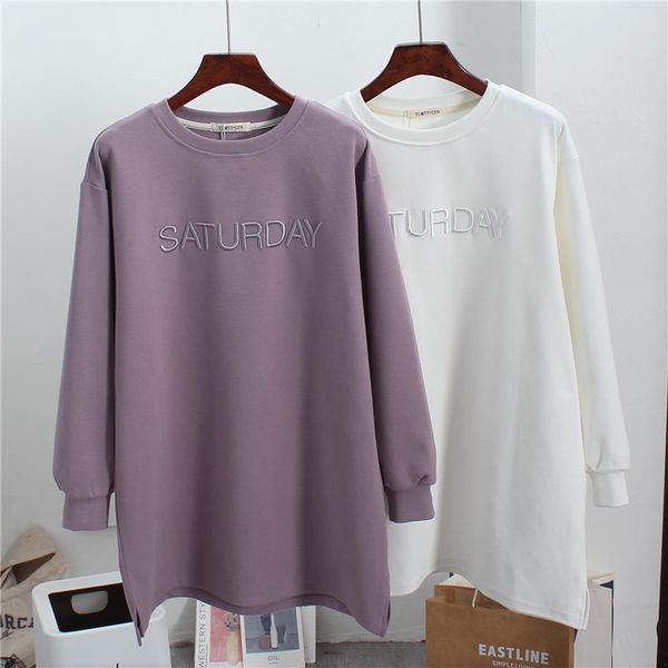 chunxin large size loose and thickened versatile base shirt pull frame cotton embroidery letter medium length long sleeve t-shirt female, Black;brown
chunxin large size loose and thickened versatile base shirt pull frame cotton embroidery letter medium length long sleeve t-shirt female, Black;brown