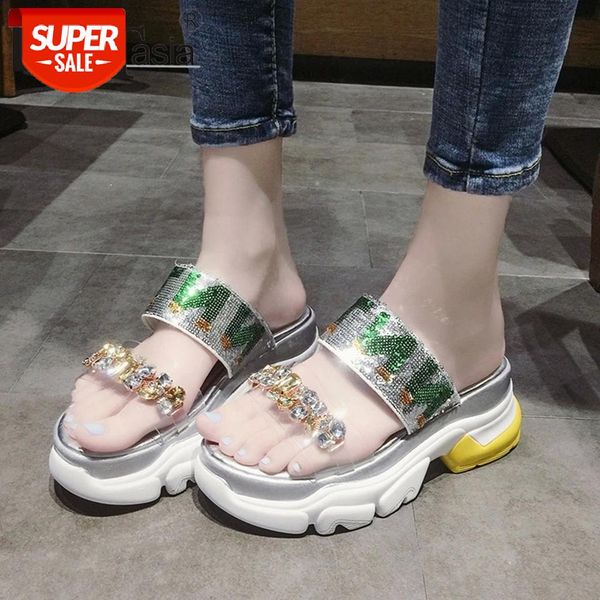 doratasia 2020 new girl fashion rhinestone platform slides summer comfort wedges slippers women cool crystal shoes woman #n19p, Black
doratasia 2020 new girl fashion rhinestone platform slides summer comfort wedges slippers women cool crystal shoes woman #n19p, Black