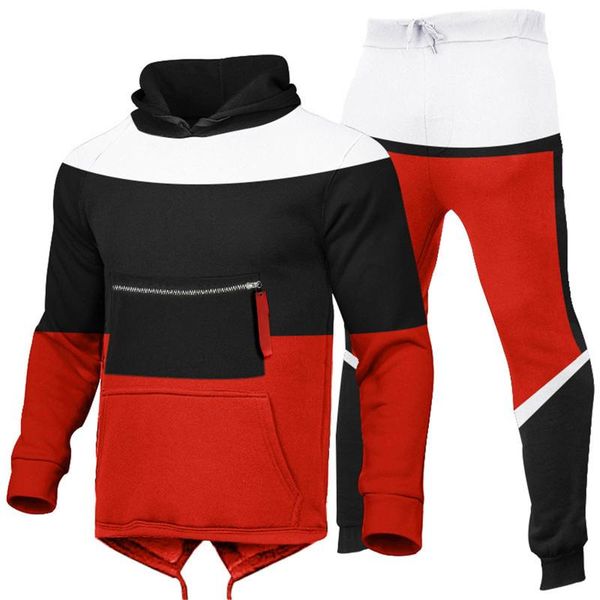 winter men's sports hoodie fashion patchwork casual sports hoodie set men's sets suit tracksuit men gym clothing men, White;black
winter men's sports hoodie fashion patchwork casual sports hoodie set men's sets suit tracksuit men gym clothing men, White;black