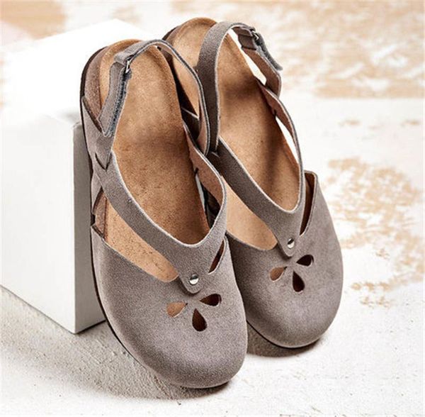 ariari summer women flat sandals round toe sandals ladies casual ankle hollow elegant female soft beach shoes plus size, Black
ariari summer women flat sandals round toe sandals ladies casual ankle hollow elegant female soft beach shoes plus size, Black