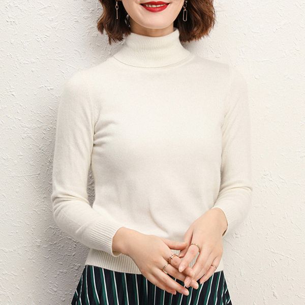 2021 europe america nightgown looses elasticity winter fall fashion long sleeve turtleneck sweater d10r, White;black 
2021 europe america nightgown looses elasticity winter fall fashion long sleeve turtleneck sweater d10r, White;black
