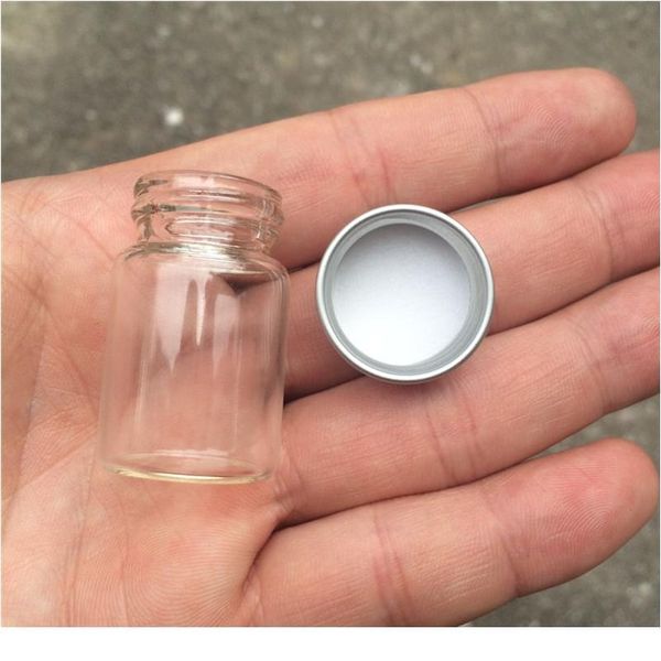 22*35*14mm 6ml mini glass bottles with aluminium screw cap empty small wishing bottle glass vials jars 1 bbytpc
22*35*14mm 6ml mini glass bottles with aluminium screw cap empty small wishing bottle glass vials jars 1 bbytpc