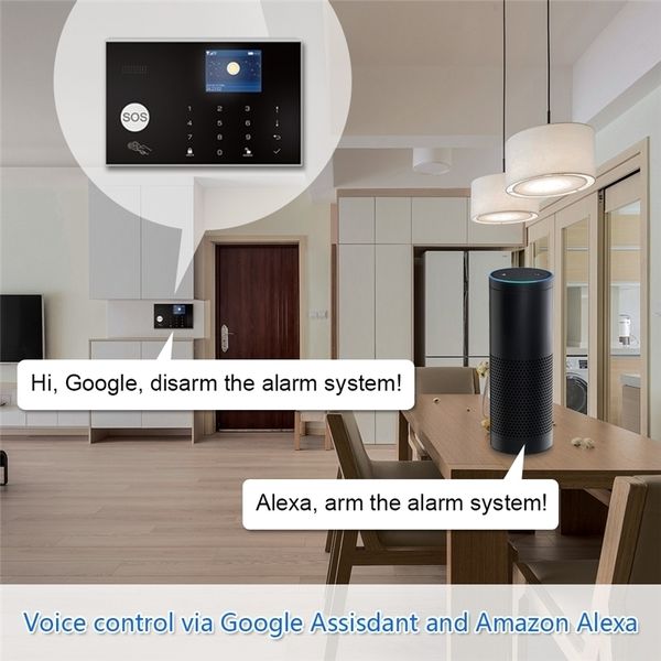new design smart alarm system gsm+wifi home security tuya wireless wifi remote control
new design smart alarm system gsm+wifi home security tuya wireless wifi remote control