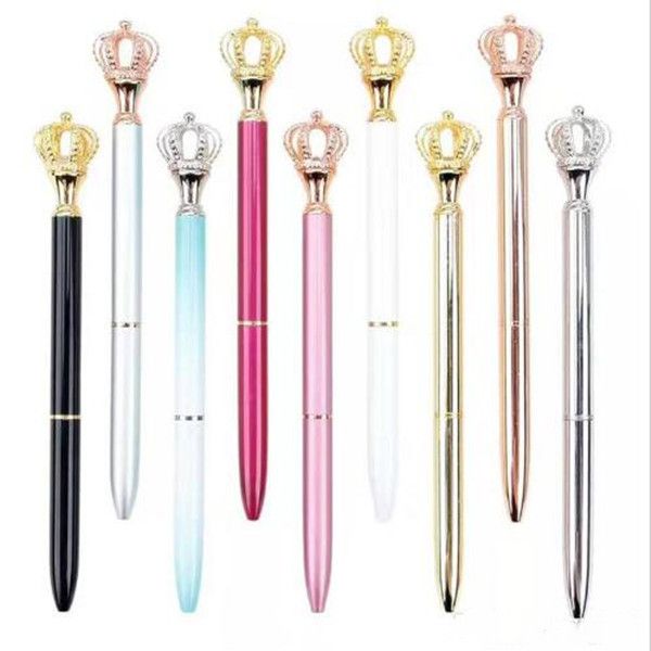 crown adornment crystal ballpoint pen rose gold silver pink colors pens writing supplies in stock wholesale dhc288
crown adornment crystal ballpoint pen rose gold silver pink colors pens writing supplies in stock wholesale dhc288
