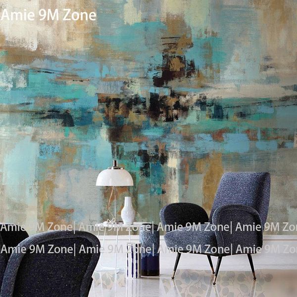wallpapers tuya art mural wallpaper hand painted abstract vintage blue and grey color living room meeting wall decor
wallpapers tuya art mural wallpaper hand painted abstract vintage blue and grey color living room meeting wall decor