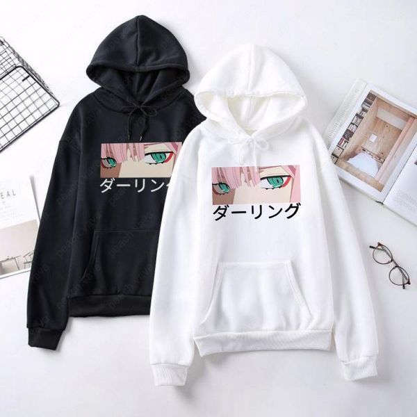 women's hoodies & sweatshirts darling in the franxx anime harajuku zero two beautiful girl print women streetwear loose chic hip hop wa, Black
women's hoodies & sweatshirts darling in the franxx anime harajuku zero two beautiful girl print women streetwear loose chic hip hop wa, Black
