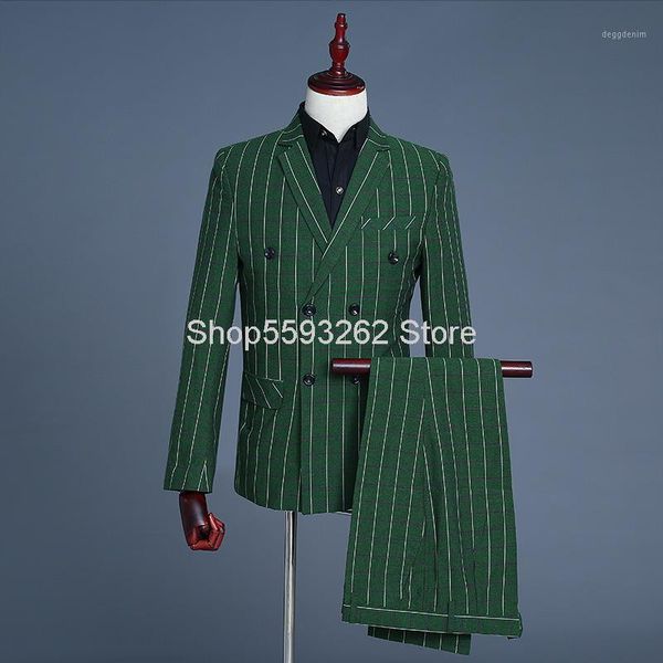 men's suits & blazers men green grid money groom man dress double row buckle performance suit host mc shadow landlord title1, White;black
men's suits & blazers men green grid money groom man dress double row buckle performance suit host mc shadow landlord title1, White;black