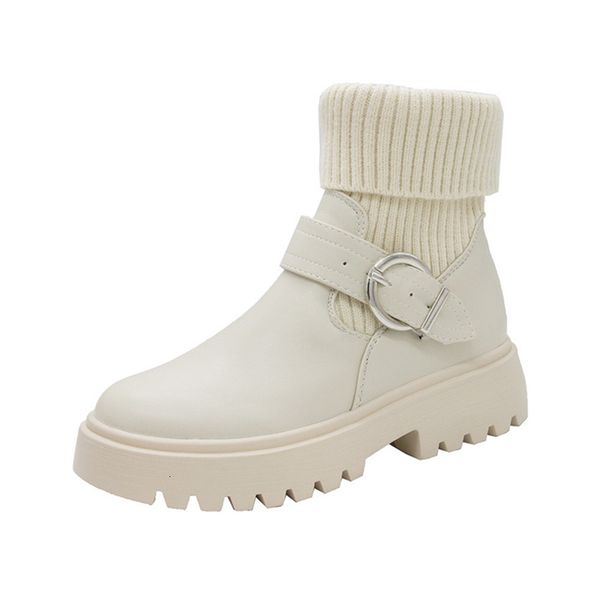 2021 new women knitted ankle short warm ladies fashion buckle boots square heels shoes casual famele footwear 1 7flq, Black
2021 new women knitted ankle short warm ladies fashion buckle boots square heels shoes casual famele footwear 1 7flq, Black