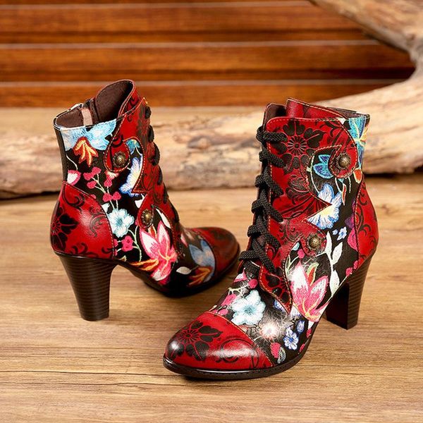 boots luxury women shoes genuine leather ankle 3d-print flower high heels ladies festival footwear big size 42 designer brand, Black
boots luxury women shoes genuine leather ankle 3d-print flower high heels ladies festival footwear big size 42 designer brand, Black