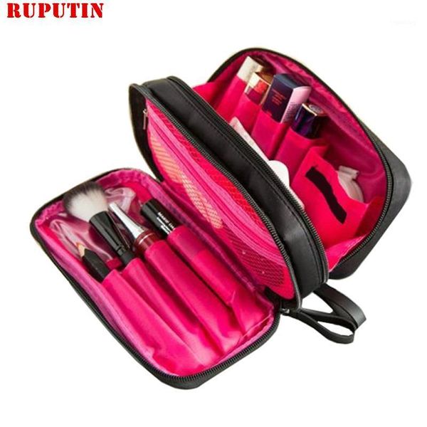 ruputin double layer cosmetic bag makeup cases brush case black waterproof professional travel organizer make up toiletry kit1
ruputin double layer cosmetic bag makeup cases brush case black waterproof professional travel organizer make up toiletry kit1