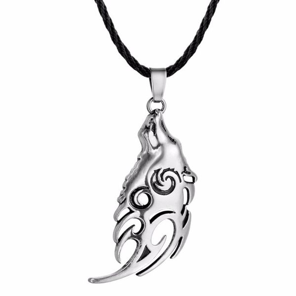 nostalgia teen wolf amulet norse vikings myth pagan men jewelry gothic necklace punk black rope chain, Silver
nostalgia teen wolf amulet norse vikings myth pagan men jewelry gothic necklace punk black rope chain, Silver