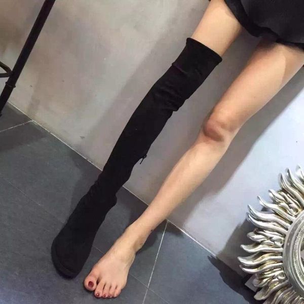 boots show thin over knee elastic women's autumn and winter antiskid leg thick heel star high-end quality, Black
boots show thin over knee elastic women's autumn and winter antiskid leg thick heel star high-end quality, Black