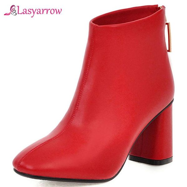 lasyarrow new ankle boots for women black red wedding shoes high heel shoes woman autumn winter fur warm boots j1073
lasyarrow new ankle boots for women black red wedding shoes high heel shoes woman autumn winter fur warm boots j1073