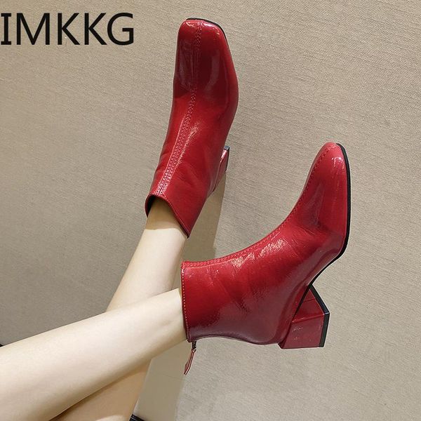 boots autumn women ankle pu leather thick high heel short winter zip square toe shoes lady, Black
boots autumn women ankle pu leather thick high heel short winter zip square toe shoes lady, Black