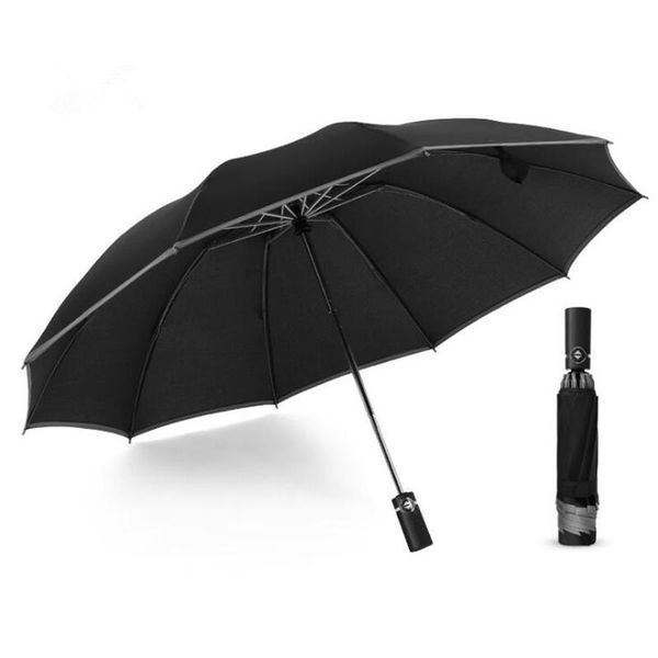 reflective strip 10k 210t pongee fully matic umbrella sun 3 folding fiberglass strong windproof rain for women men travel bbyfbl lipper
reflective strip 10k 210t pongee fully matic umbrella sun 3 folding fiberglass strong windproof rain for women men travel bbyfbl lipper