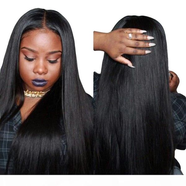 360 full human lace wigs for women peruvian remy long straight hair pre plucked part glueless lace front 360 human hair wig, Black;brown
360 full human lace wigs for women peruvian remy long straight hair pre plucked part glueless lace front 360 human hair wig, Black;brown