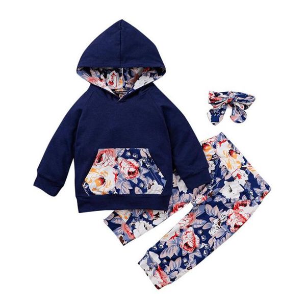 clothing sets 2021 baby kids clothes set for girls floral print hoodies +trousers+headband outffits suit, White
clothing sets 2021 baby kids clothes set for girls floral print hoodies +trousers+headband outffits suit, White