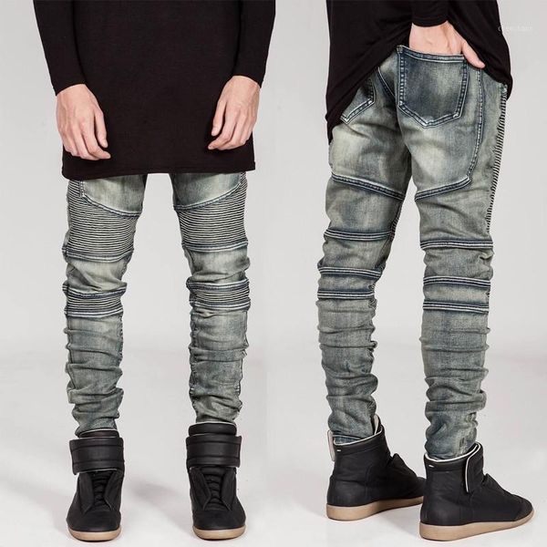 men's jeans 2021 fashion men denim pencil pants slim punk distressed frayed biker brief male trousers vintage plus size1, Blue
men's jeans 2021 fashion men denim pencil pants slim punk distressed frayed biker brief male trousers vintage plus size1, Blue