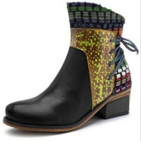 boots women's independent station style amazon source wholesale handmade ethnic short, Black
boots women's independent station style amazon source wholesale handmade ethnic short, Black