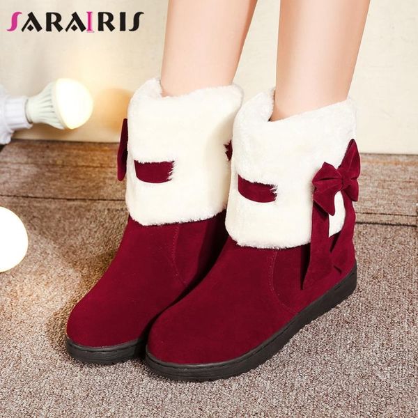 boots fashion female sweet winter warm fur snow women round toe flat with bowtie plush ankle shoes woman, Black
boots fashion female sweet winter warm fur snow women round toe flat with bowtie plush ankle shoes woman, Black