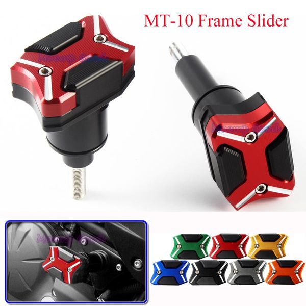 1 pair motorcycle falling protection frame slider fairing cover anti crash pad protector cnc frame sliders for mt-10 mt10
1 pair motorcycle falling protection frame slider fairing cover anti crash pad protector cnc frame sliders for mt-10 mt10