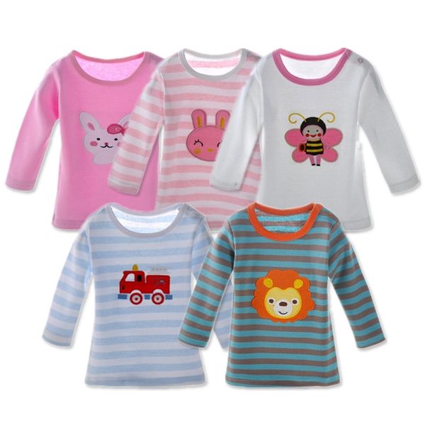 5 packs baby girls t-shirts full sleeve babies clothing cotton tee newborn cartoon animal embroidery t-shirt boy clothes y200704, Blue
5 packs baby girls t-shirts full sleeve babies clothing cotton tee newborn cartoon animal embroidery t-shirt boy clothes y200704, Blue