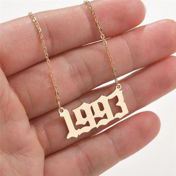 chokers 2021 stainless steel custom necklaces pendants number for women men gold chain male female necklace, Golden;silver
chokers 2021 stainless steel custom necklaces pendants number for women men gold chain male female necklace, Golden;silver