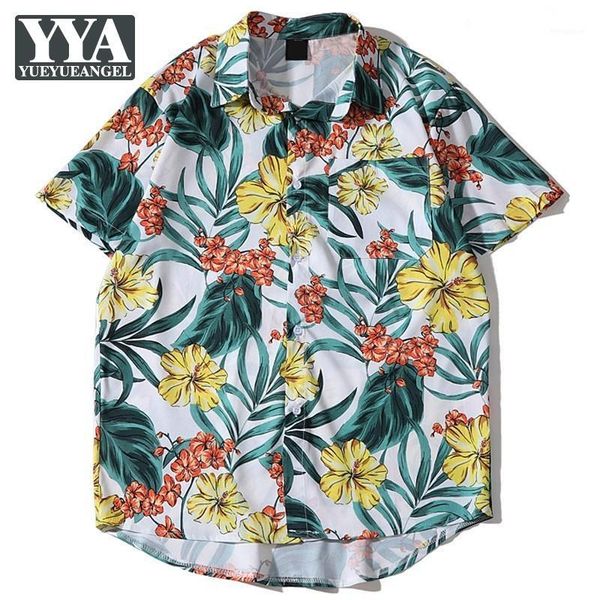 2020 new hawaiian shirt mens loose fit casual men tropical short sleeve flowers shirts fashion holiday beach button 1, White;black
2020 new hawaiian shirt mens loose fit casual men tropical short sleeve flowers shirts fashion holiday beach button 1, White;black