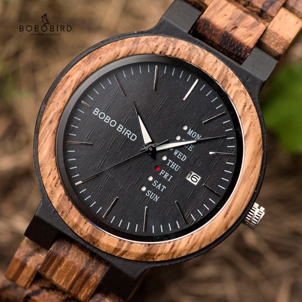 bobo bird wooden men watches erkek kol saati quartz wristwatch male show date and week timepieces in gifts wood box dropshipping
bobo bird wooden men watches erkek kol saati quartz wristwatch male show date and week timepieces in gifts wood box dropshipping