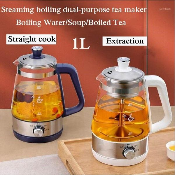 1000ml maker glass steaming teapot automatic thermal insulation steam boiling teapot health pot heating pot1
1000ml maker glass steaming teapot automatic thermal insulation steam boiling teapot health pot heating pot1