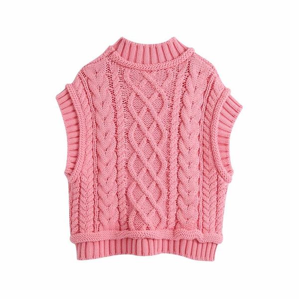 huaxiafan moda torção camisola colete rosa gola alta vintage kintted sem mangas cruz rendas até femme veste chiques s, Black;white
huaxiafan moda torção camisola colete rosa gola alta vintage kintted sem mangas cruz rendas até femme veste chiques s, Black;white