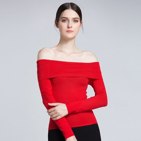 20ss new women sweater red sweater knit master design jacket one-neck slim thickening long-sleeved pullover pullover for women, White;black
20ss new women sweater red sweater knit master design jacket one-neck slim thickening long-sleeved pullover pullover for women, White;black