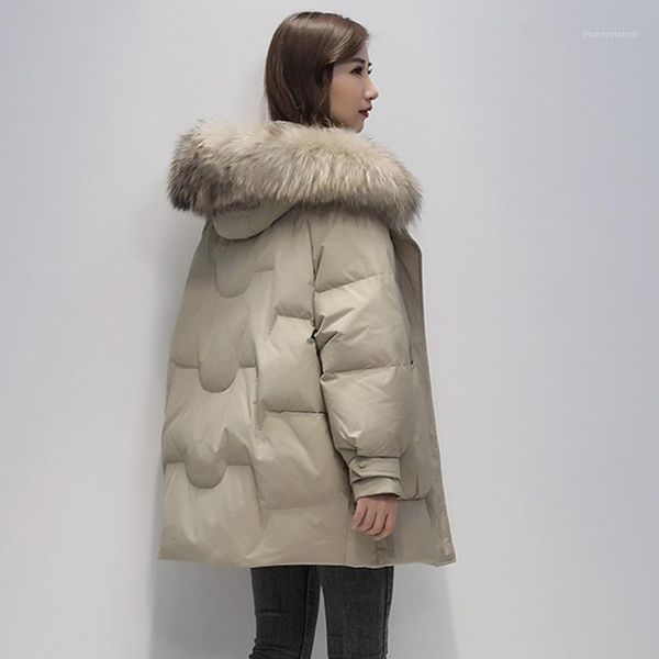 women's down & parkas janveny women's jacket winter large natural fur hooded medium long female feather 90% white duck coat1, Black
women's down & parkas janveny women's jacket winter large natural fur hooded medium long female feather 90% white duck coat1, Black