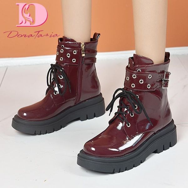 doratasia large size 34-43 female chunky high heels ankle boots fashion cross tied buckle zip boots women party woman shoes, Black
doratasia large size 34-43 female chunky high heels ankle boots fashion cross tied buckle zip boots women party woman shoes, Black