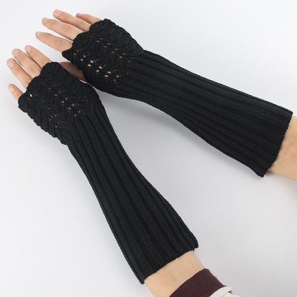 elegant women fingerless long gloves thumbhole knit arm warmer sleeve elbow length soft solid color mitten winter 1 pair, Blue;gray
elegant women fingerless long gloves thumbhole knit arm warmer sleeve elbow length soft solid color mitten winter 1 pair, Blue;gray