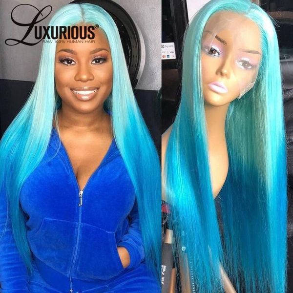 180 density highlight blue colored pre plucked transparent lace straight human hair wig brazilian remy human hair wigs for women, Black;brown
180 density highlight blue colored pre plucked transparent lace straight human hair wig brazilian remy human hair wigs for women, Black;brown