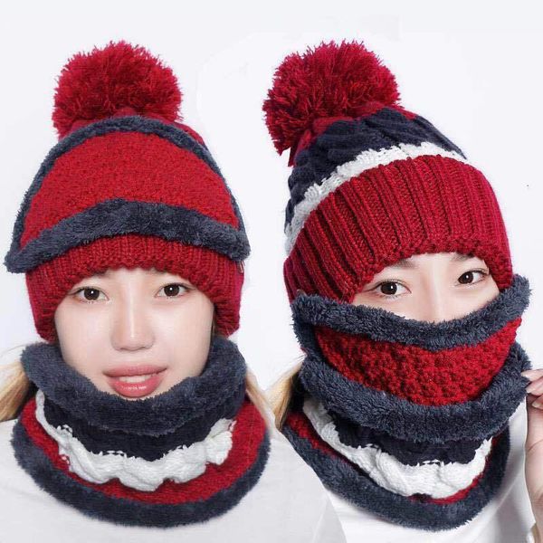 beanie/skull caps hat winter women's mask for girls scarf thick warm fleece inside knitted set 3pcs riding fashion hats, Blue;gray
beanie/skull caps hat winter women's mask for girls scarf thick warm fleece inside knitted set 3pcs riding fashion hats, Blue;gray