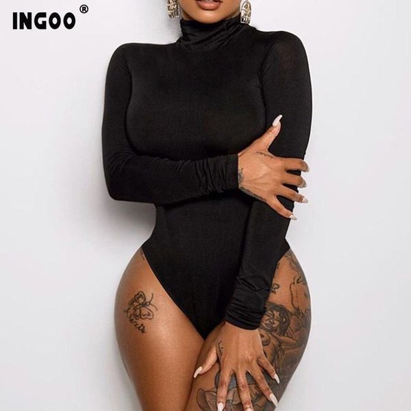 ingoo autumn fashion long sleeve bodycon jumpsuit women casual turtleneck slim solid color body suit bodysuits office lady, Black;white
ingoo autumn fashion long sleeve bodycon jumpsuit women casual turtleneck slim solid color body suit bodysuits office lady, Black;white