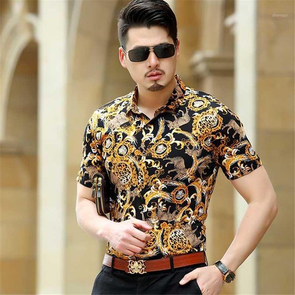 european style leopard pattern 3d print luxury short sleeve shirt summer 2020new quality cotton soft comfortable men shirt -3xl1, White;black
european style leopard pattern 3d print luxury short sleeve shirt summer 2020new quality cotton soft comfortable men shirt -3xl1, White;black
