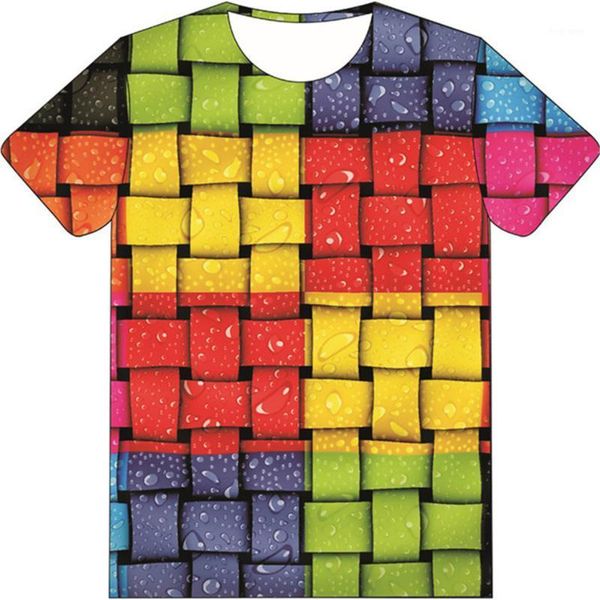 women/men funny 3d tetris print t shirts lattice colorful short sleeves t-shirt 2020 summer boys girls youth cool tshirts s-6xl1, White
women/men funny 3d tetris print t shirts lattice colorful short sleeves t-shirt 2020 summer boys girls youth cool tshirts s-6xl1, White