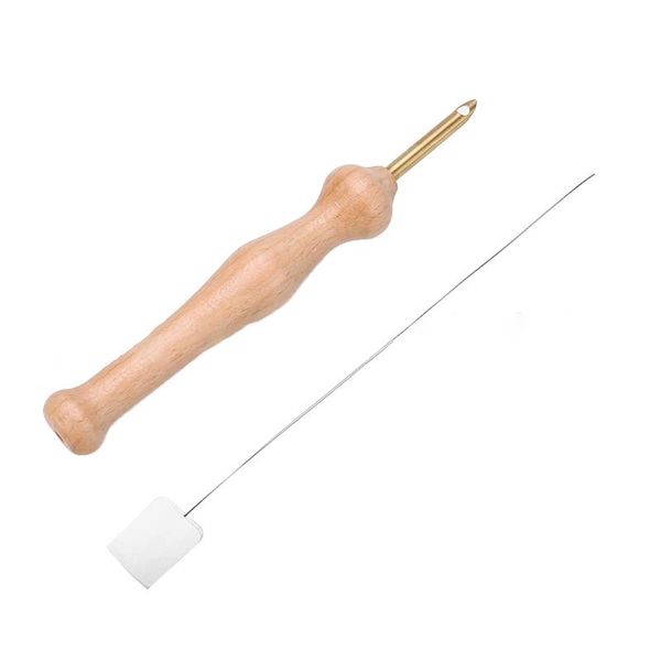 1pcs nature color knitting embroidery pen sewing felting tools punch needle threader durable diy weaving solid wood/metal copper, Black
1pcs nature color knitting embroidery pen sewing felting tools punch needle threader durable diy weaving solid wood/metal copper, Black