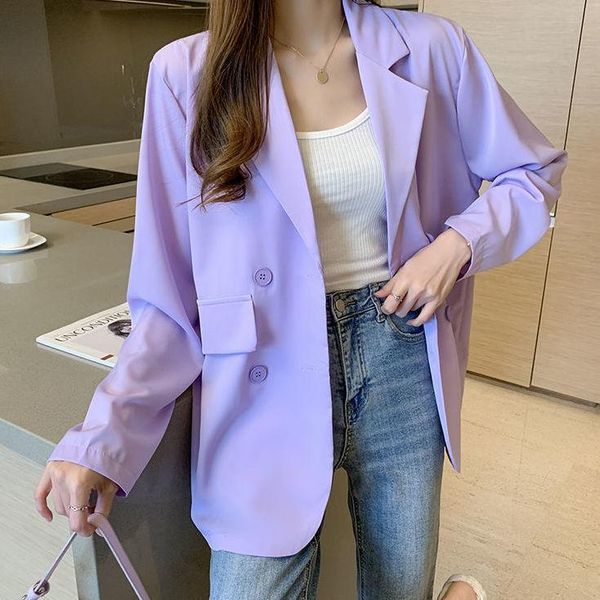 2021 new blazer spring jacket women's versatile thin summer sunscreen fried street suit jacket women, White;black
2021 new blazer spring jacket women's versatile thin summer sunscreen fried street suit jacket women, White;black